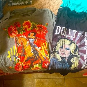 Screen print T shirts